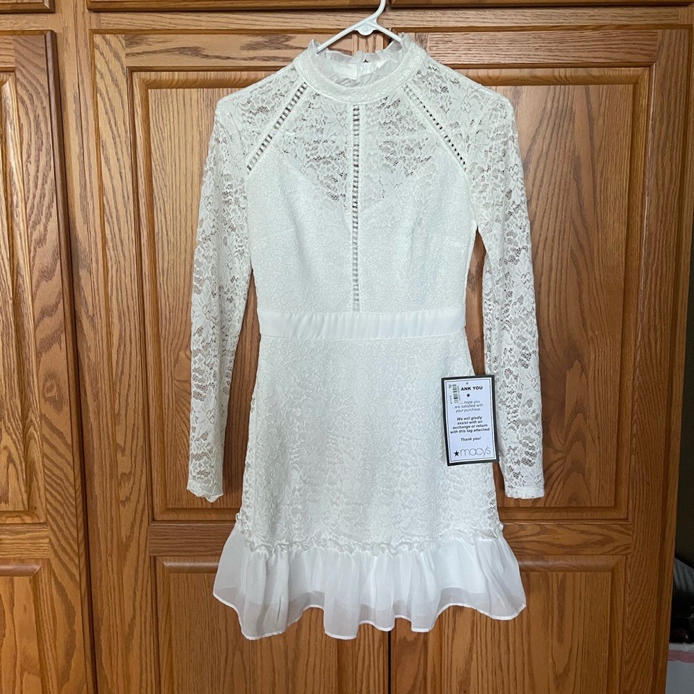 White lace dress